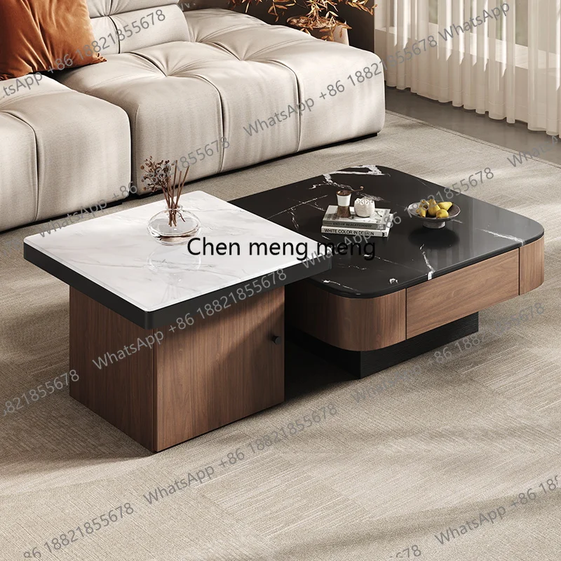 

Service Unique Coffee Table Modern Simple Waterpoor Center Coffee Table Unique Space Saving Mesa Auxiliar Postmodern Furniture