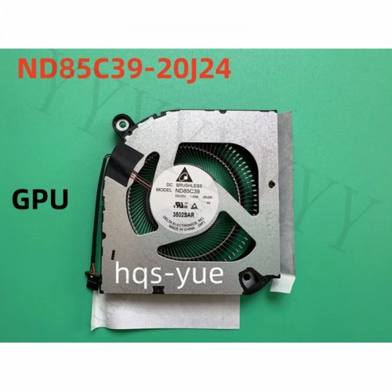 

Q + оригинал для ACER PH315-54 DC05V 1.00A GPU FAN ND85C39-20J24 (металлические лопасти вентилятора)