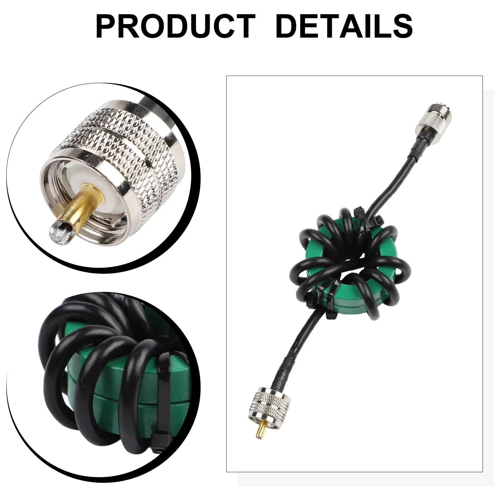 Digital Communication Modes Black 62mm Ferrite Core Balun Amateur Radio Accessories Digital Communication Amateur Radio Balun