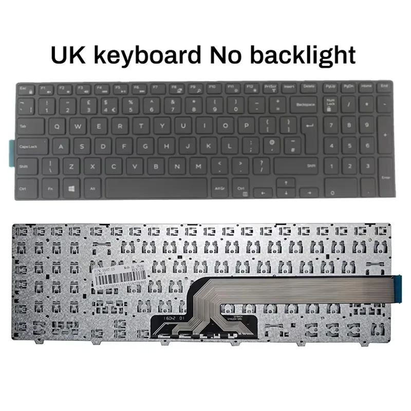 NEW For Inspiron 15-3567 5577 5555 5557 5559 3543 5547 5549 5548 P39F P51F Russian/US/UK/Spanish/Latin laptop keyboard