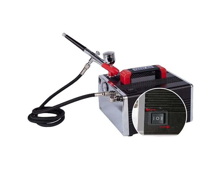 HS-317K Mini Airbrush Compressor for Cake Decoration Painting