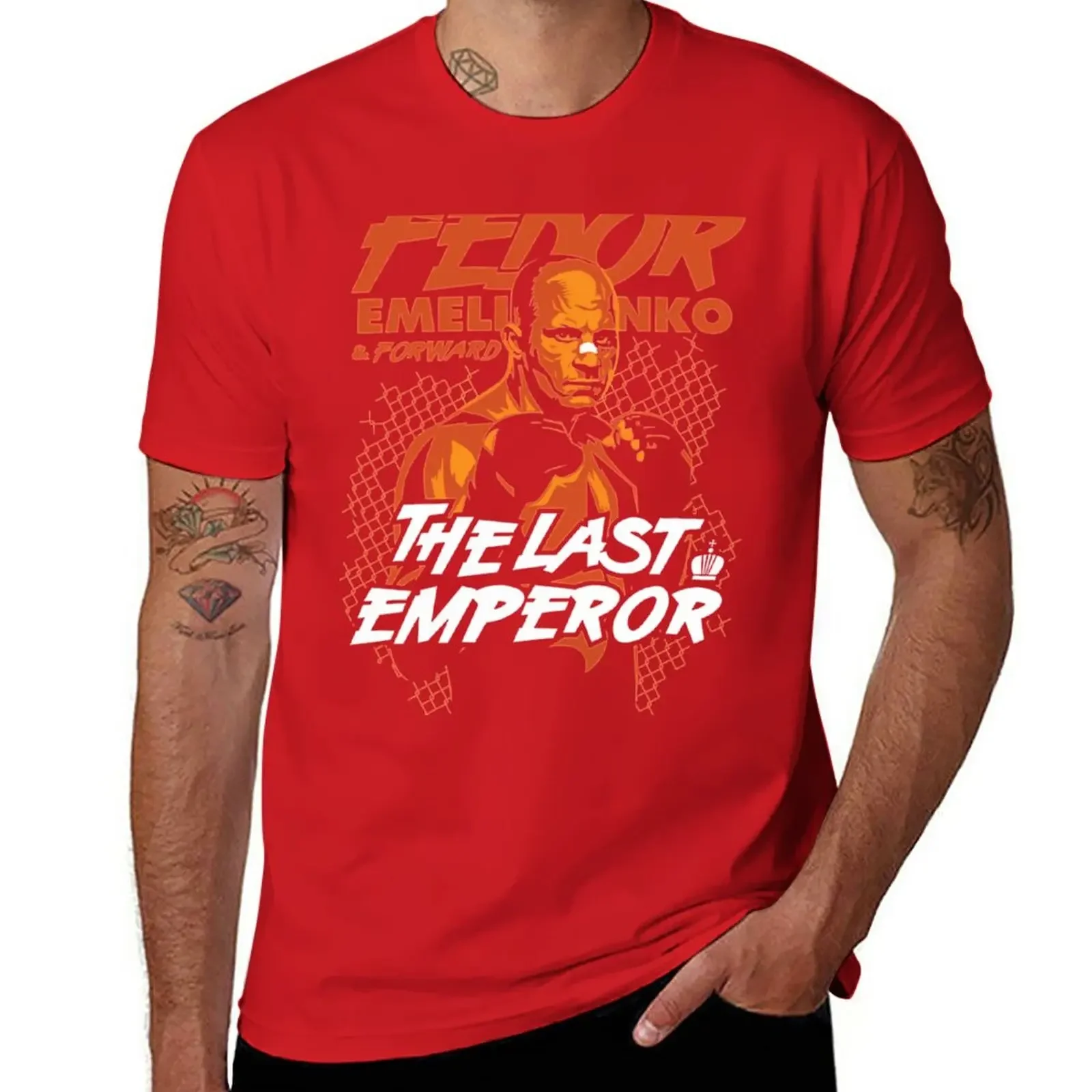 New Fedor Emelianenko Tee graphics t shirt plus size tops customized t shirts men Hot Sale Crewneck Round Neck Short Sleeve