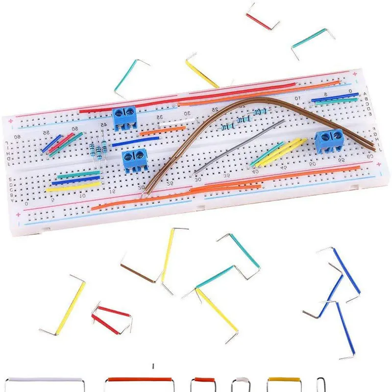 Boxed with 14 Different Lengths, 140 High-Quality Jumpers, Bread Board Wires, Bread Board Special Wires, Bread Board Jumpers