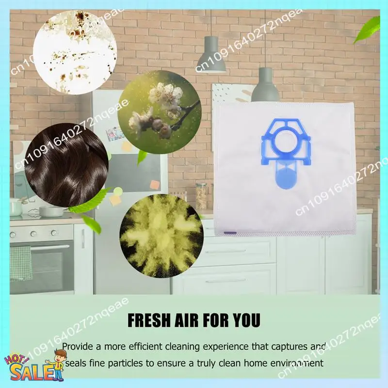 

N08R Non-Woven Fabric Dust Bag For ZELMER ZVCA100B 49.4000 Fit Aquawelt 919.0 St ZVC752 Aquos 829.OSP 819.5 Maxim 3000 Flip 321