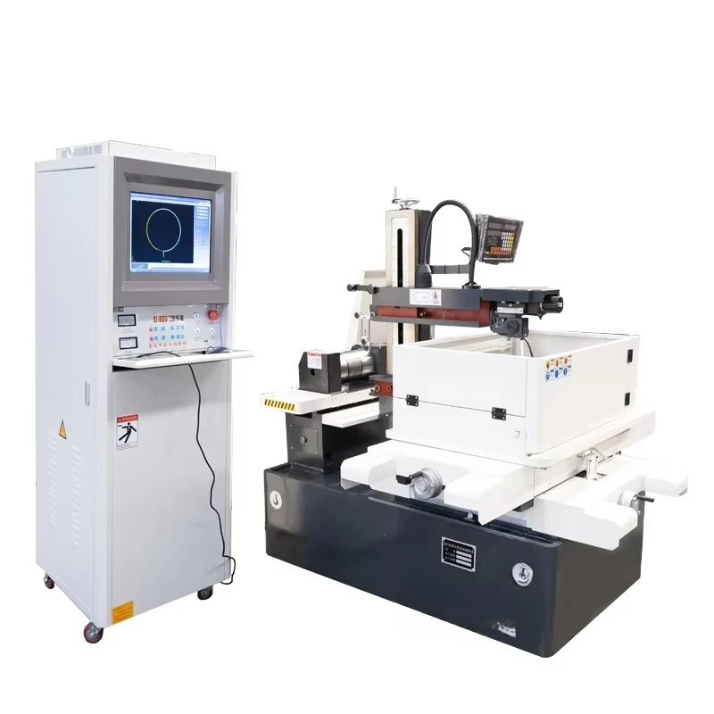 Reciprocating DK7745 Quick-walk Wire Cutting Machine Tool 450X550 Stroke CNC Cutting Machine Tool Rotor Wire Cutting