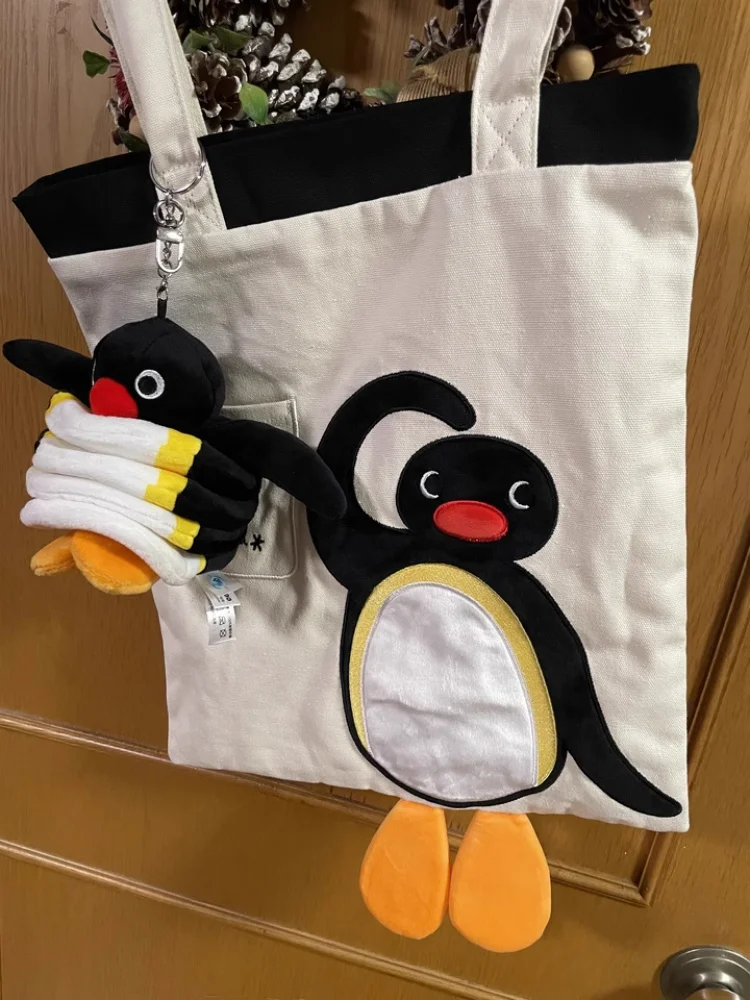 ピングー ペンダント人形素敵なペンギンぬいぐるみキーホルダーかわいいペンギンクリエイティブ動物人形キーホルダー絶妙なバックパック装飾ギフト