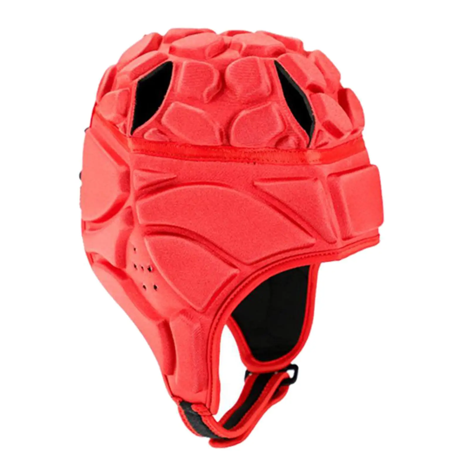 Rugby Headguard Protector EVA Nylon Soft Shell Helmet Lightweight Adjustable Skull Cap for Soccer Lacrosse Hockey