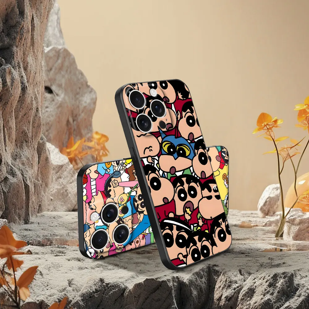 Black Soft Case For Xiaomi 17T 15T 14T 13T 10T Mi 11 Lite 5G NE 11T Pro TPU Mobile Phone Cover Kazama Toru Nohara Shinnosuke view 6