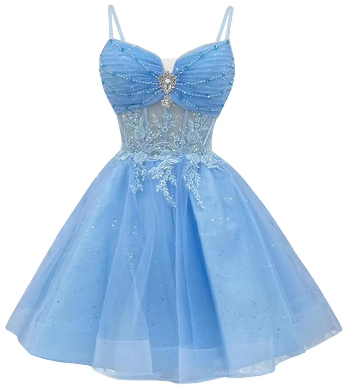 

Тюлевые платья для встречи выпускников, кружевные короткие платья для выпускного вечера, расшитое бисером и пайетками, платье DAMA для Quinceanera