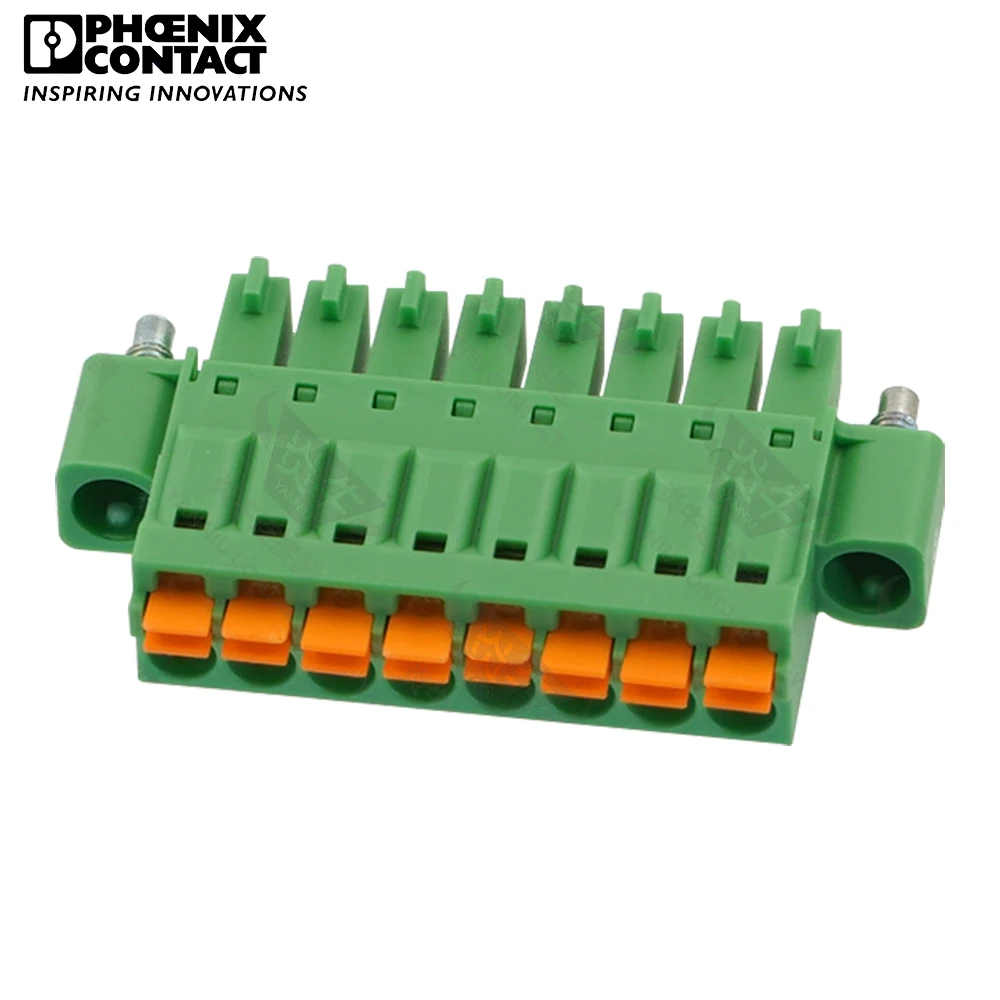 1Pcs 3.5mm Original Genuine Phoenix Contact Connector PCB Pluggable PLUG-IN Terminal Block 8 Pin FMC 1.5 STF 3.5 1966156 8A 160V