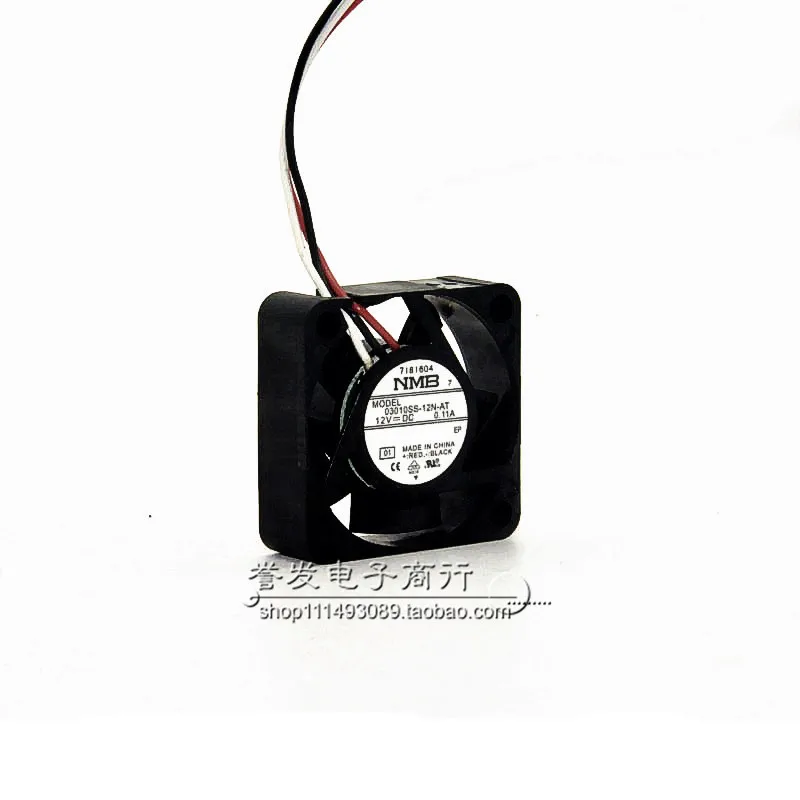 BARU ASLI 03010SS-12N-AT 12V 0.11A 3010 30x30x10mm KIPAS PENDINGIN RADIATOR