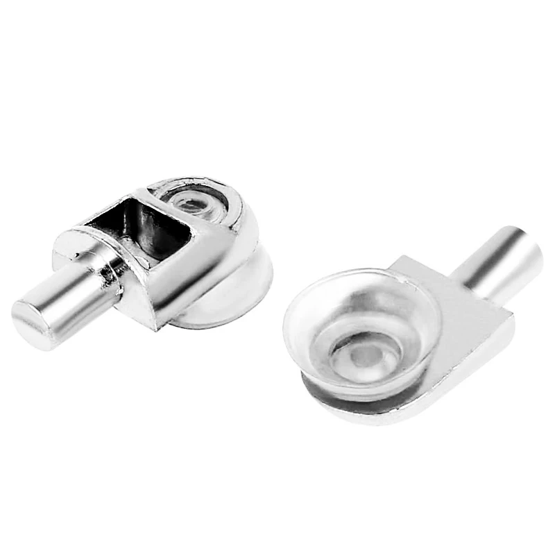 8-24 PCS Suction Cup Shelf Support Pins with Bracket Holder, for Glass & Wood Shelves, Cabinet Shelf Support Brackets
