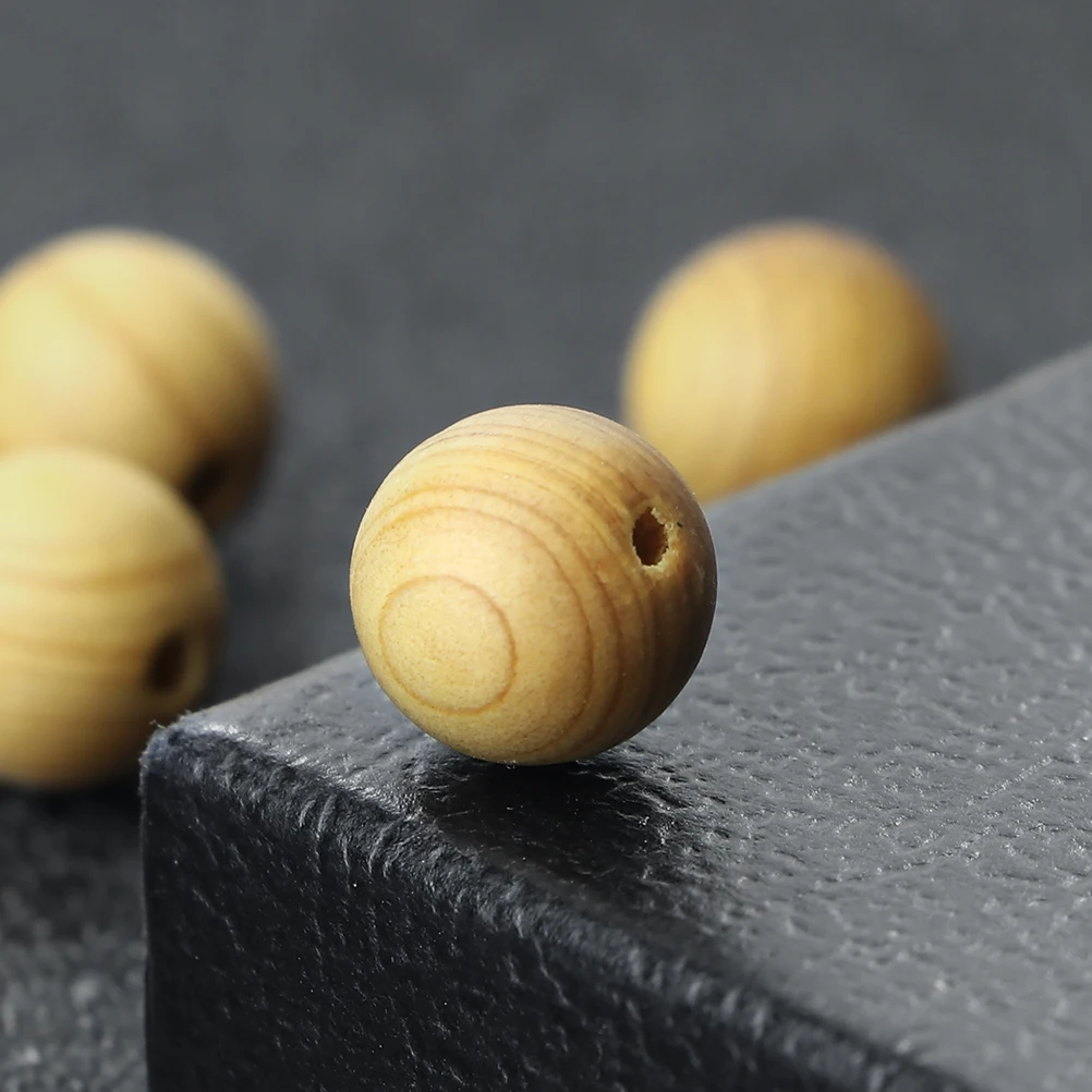 6 8 10mm Round Natural Cypress Wood Beads For Handmade DIY Jewelry Men Buddhist Rosary Bracelets Necklace Making Diy Accessories