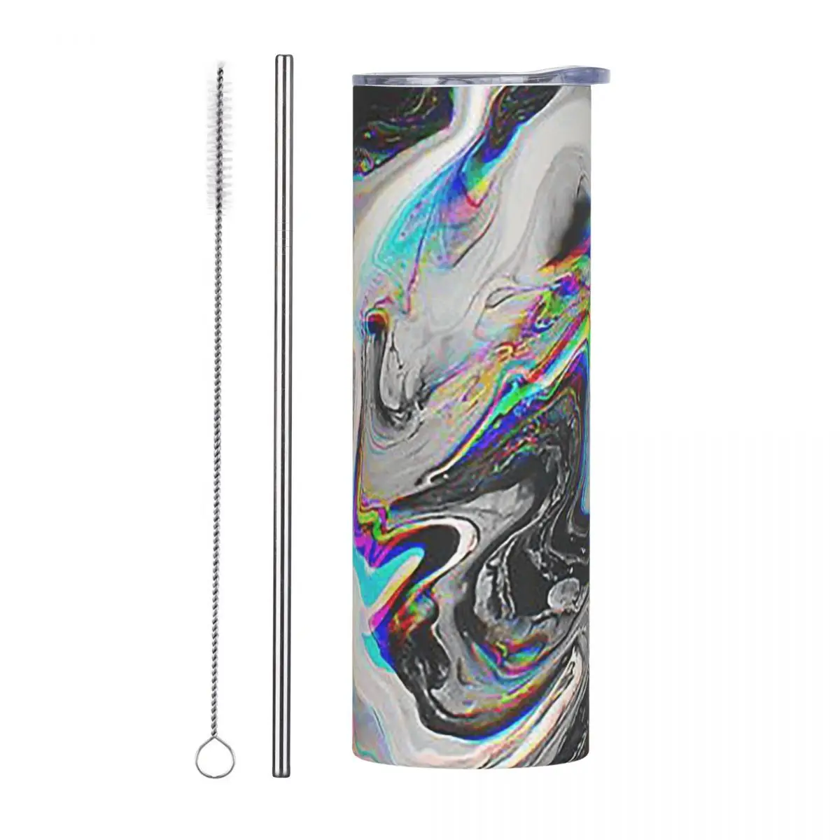Confusion In Her Eyes That Says It All Stainless Steel Tumbler Vacuum Insulated Mug Thermal Cold Bottle Straws With Lid 20oz