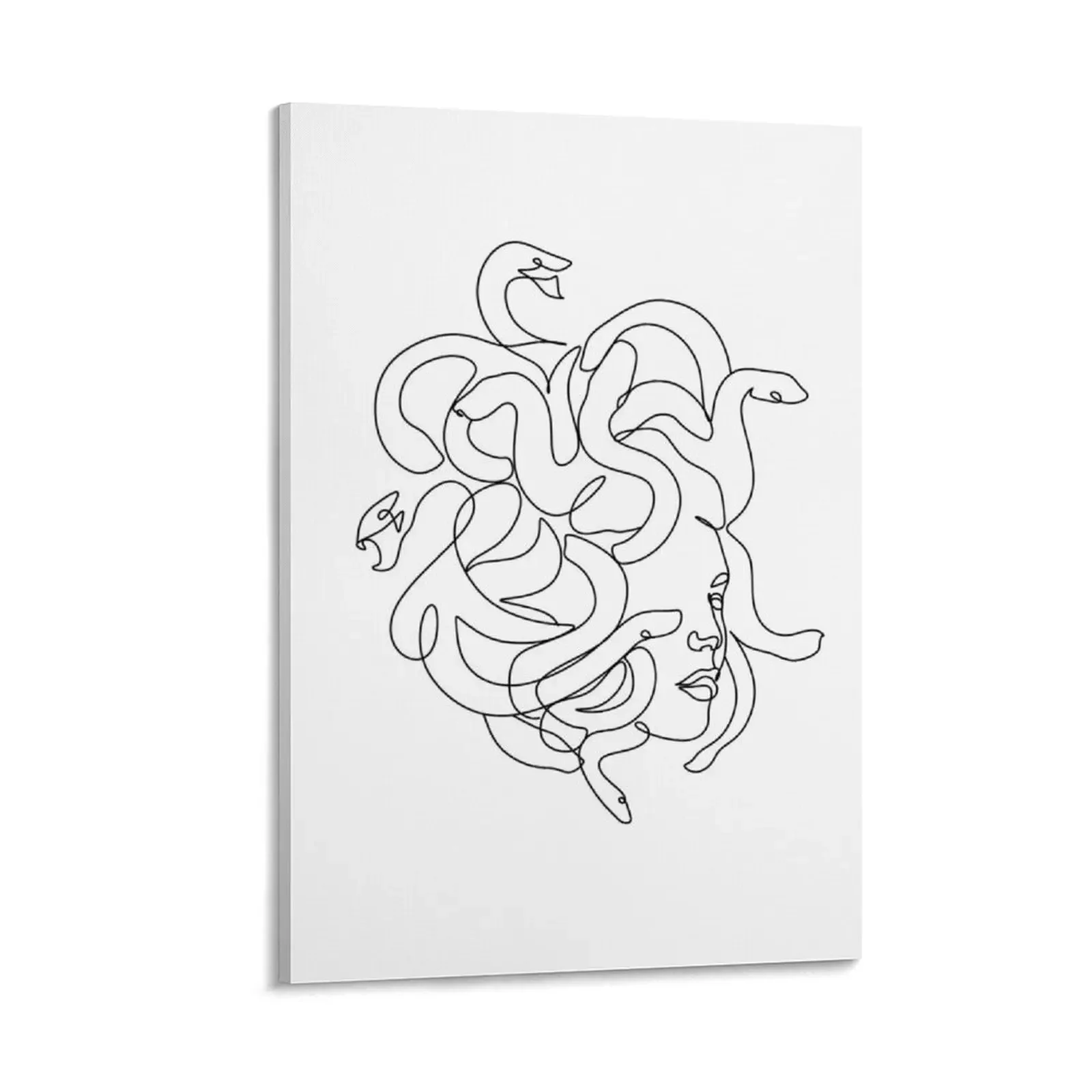 

Medusa - Minimal line art Canvas Painting decorative pictures for the room home decorations luxury home decor cute room decor