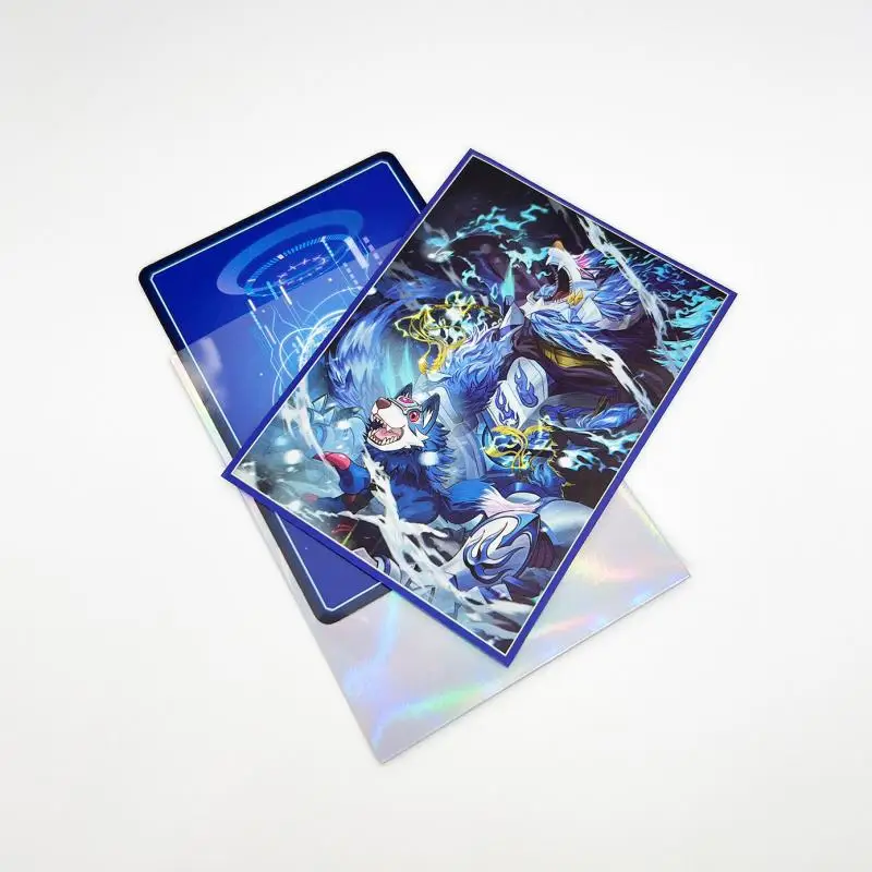 60 ピース/セットデジモンアドベンチャー LOOGAMON マステモンカードスリーブ DTCG PTCG アニメゲームコレクションカード保護カバーギフトおもちゃ 67*92 ミリメートル
