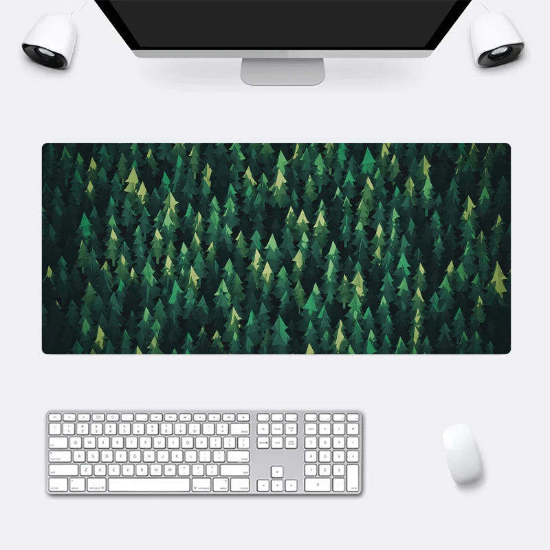 

Mouse pad XXL Forest table pad Computer keyboard pad Player Gaming Company Large table 100x50cm large simple art rubber non-slip