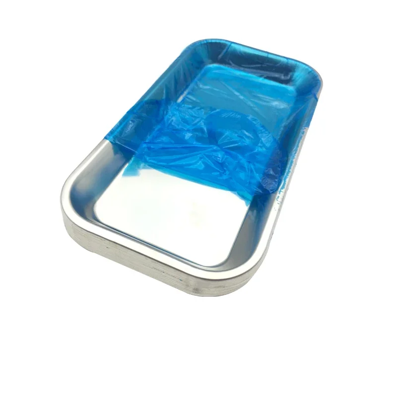 1Pc medyczna taca chirurgiczna Dental Square Plate talerze ze stali nierdzewnej narzędzia dentystyczne