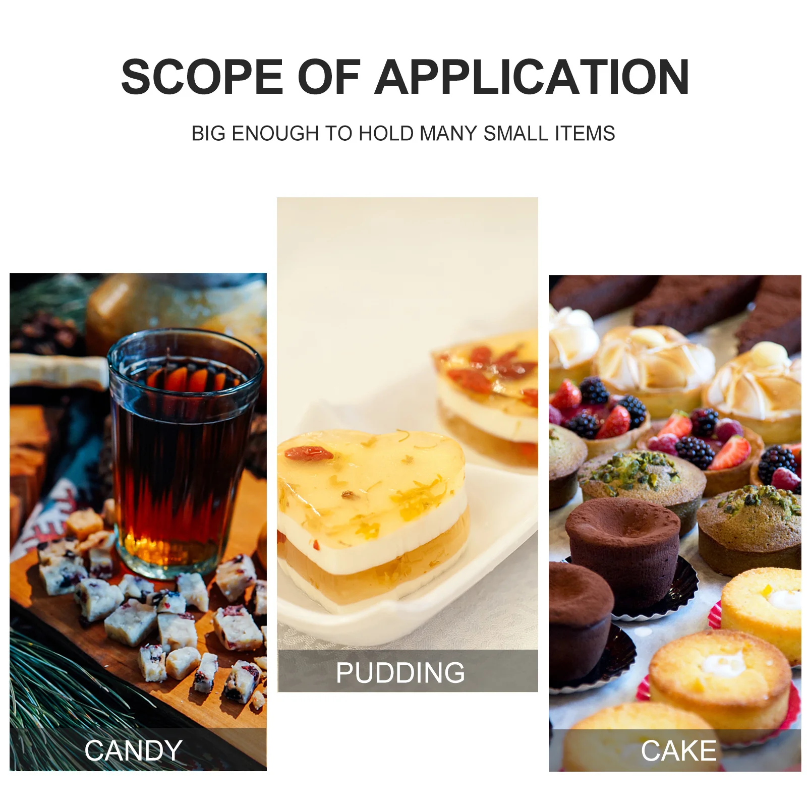 4 Pcs Christmas Cake Box Packaging Boxes Muffin Wrapping Rectangle Portable Lightweight Paper Exquisite Pastry