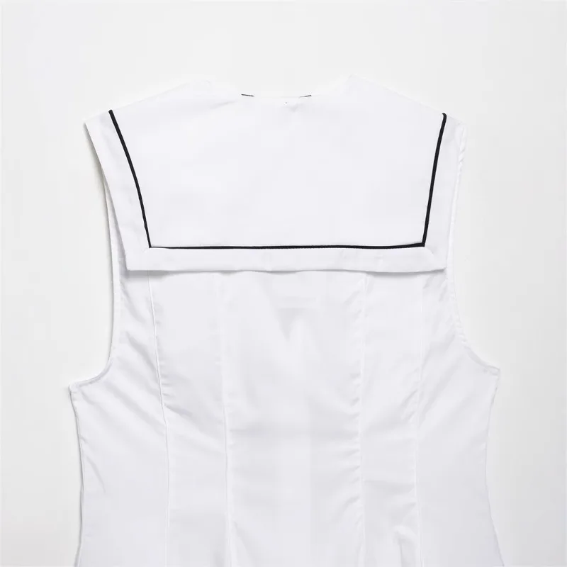 2025 Spring/Summer New European and American Style Women's Fashion Casual Versatile Bow trimmed Top