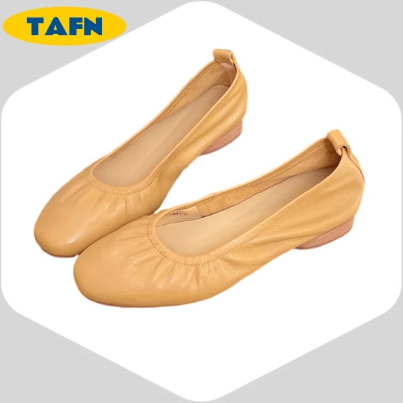 Nice All-Match Fashion Simple and Comfortable Advanced Texture Women's  Loafers with Arch Support and Cushioned Insole AE2820