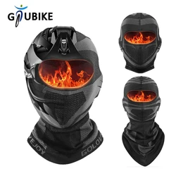 GTUBIKE Thermal Motorcycle Riding Face Mask Balaclava Head Cover Ski Bicycle Cycling Windproof Warm Motorcycle Hat Headwear