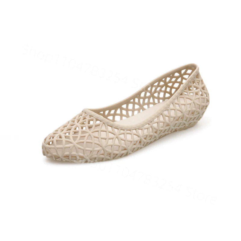 

Новинка 2023 года, женские повседневные мягкие ботинки, пластиковые сандалии Jelly oes, летние сандалии на плоской подошве Faion Beach oes Sandalias De Mujer