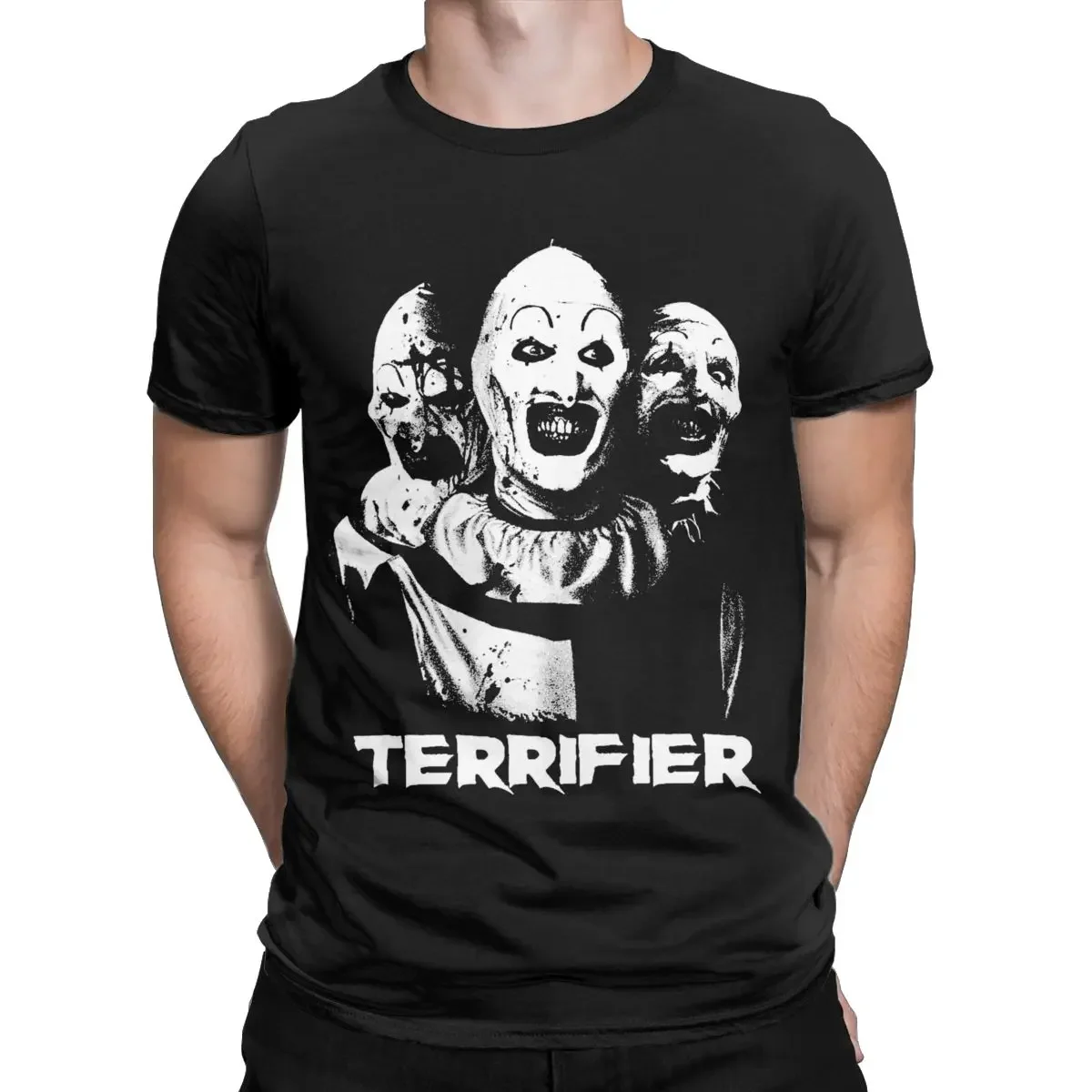 Cool Terrifier 2 Art The Clown T Shirt for Men Women Cotton Horror Halloween Tees Shirt Gift Idea Clothes