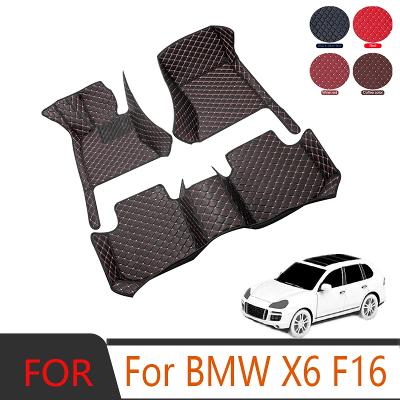 

Car floor mats for BMW X6 F16 2015 2016 2017 2018 2019 Custom auto foot Pads automobile carpet cover