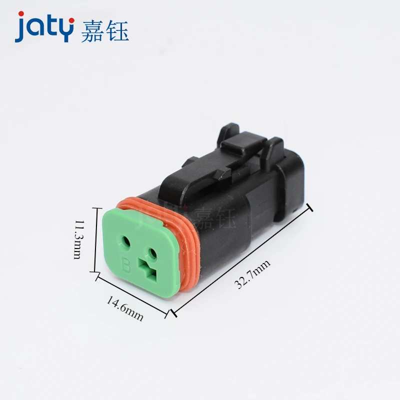 1pcs DJ7022H-1.5-11/21 DT06-2S-E003 Deutsch Type Connector Solenoid Valve Waterproof Plug DT04-2P