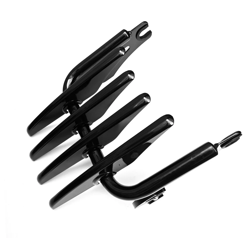 HCMT Gloss black Detachable Luggage Rack Compatible for Harley Touring Street /Road/Electra Glide Road King Ultra Limited 09-24