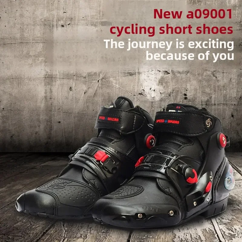 

Summer Motorcycle Riding Shoes Men's Cropped Anti-fall Anti-collision Breathable Four-season Racing Boots Motorcycle Off-road Sh