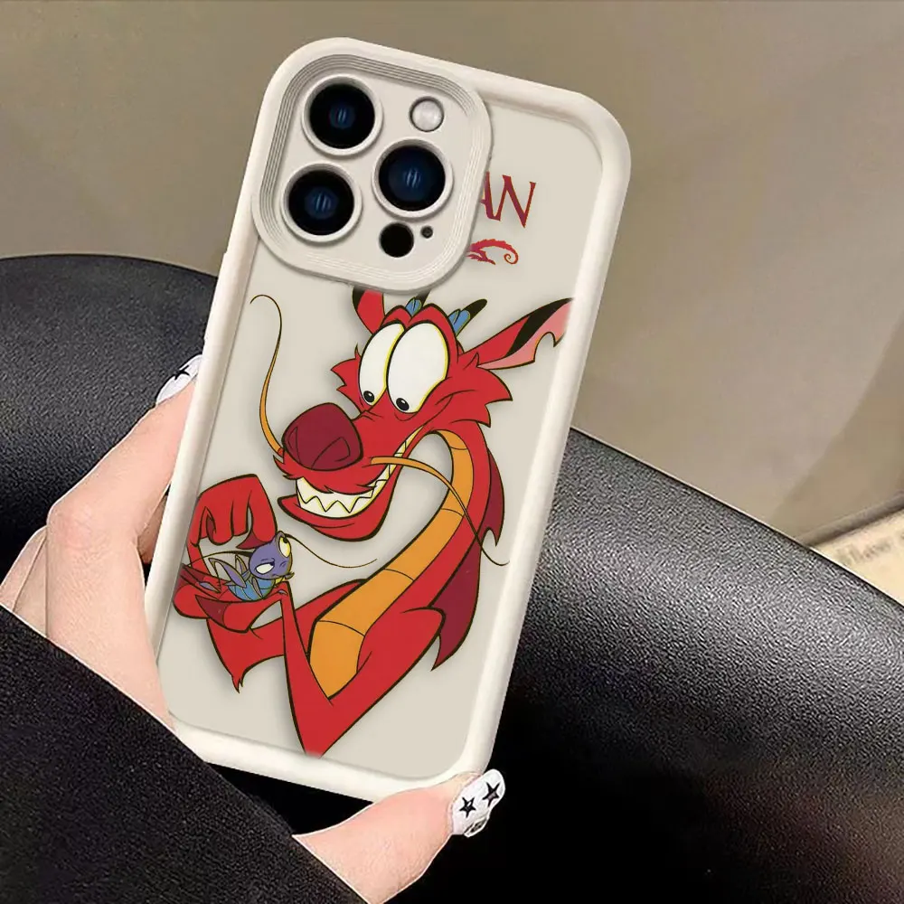 Disney Dragon Mulan Mushu Phone Case For Honor 8X 9X X9 20 50 90 Y7A Y9 MAGIC 5 NOVA 9 Y70 Y7OS 9 SE PRO Case Funda Coque Shell