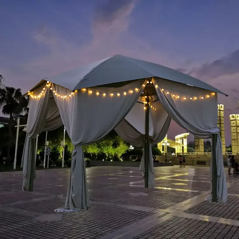 Outdoor sun protection awning courtyard awning household tent full set