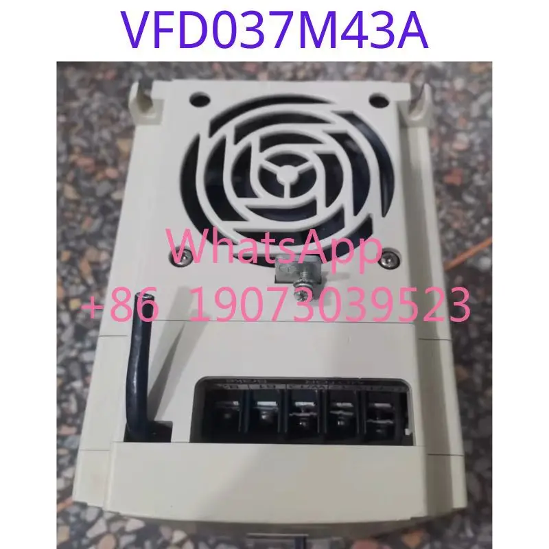 Used frequency converter VFD037M43A 3.7KW 380V functional test intact