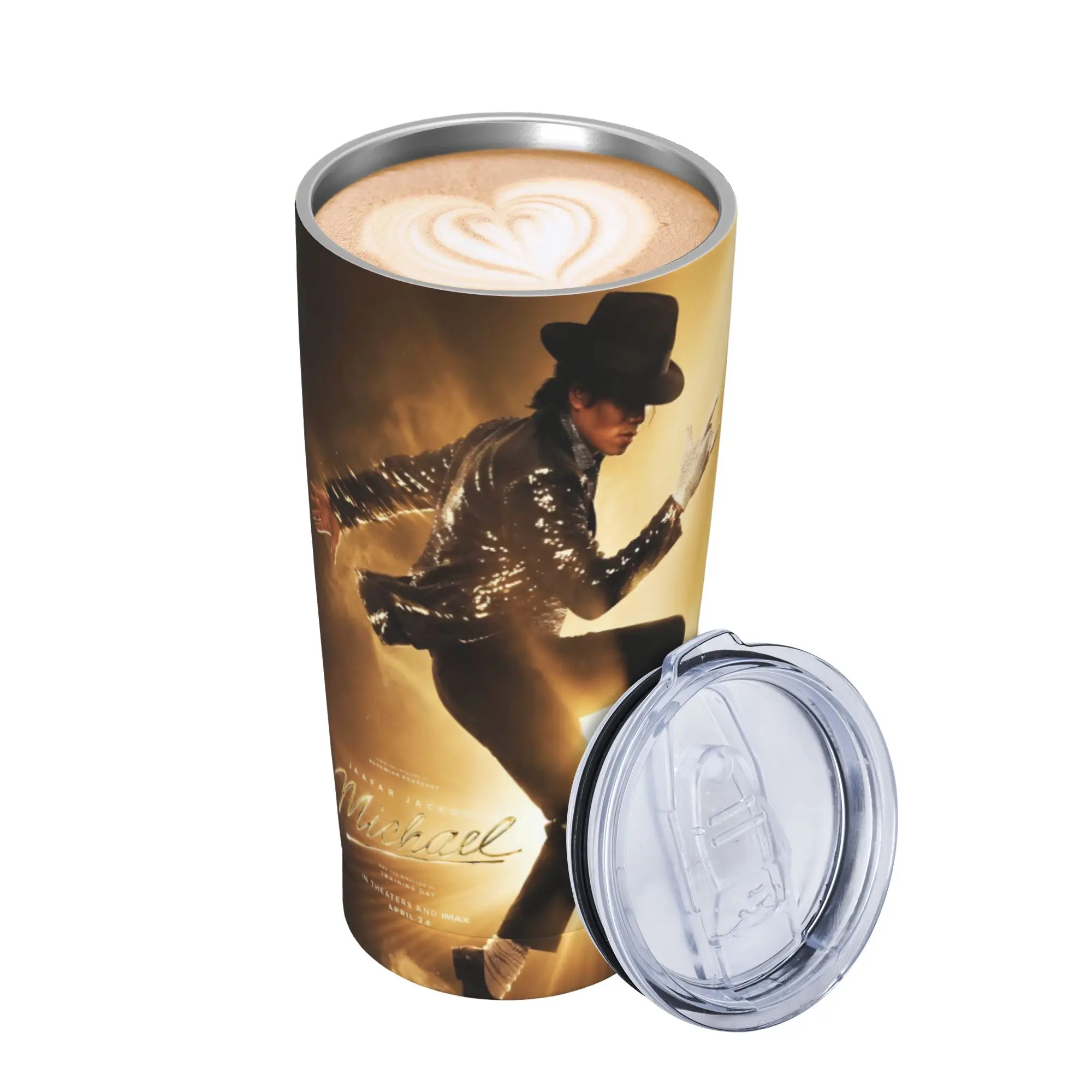 Singer Michael Jacksons MJ Tour 2026 Tumbler Vacuum Insulated  Thermal Cup Stainless Steel Outdoor Mug Water Bottle 20oz