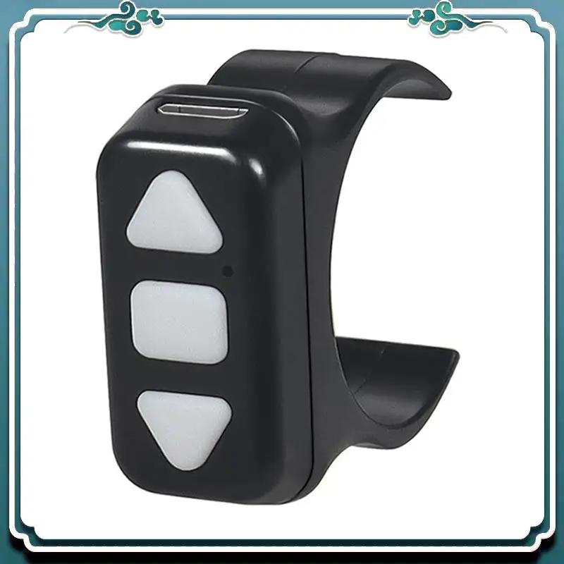 ABSK-Wireless Bluetooth Remote Control Finger Ring Remote Control Remote Controller For Camera Video Software