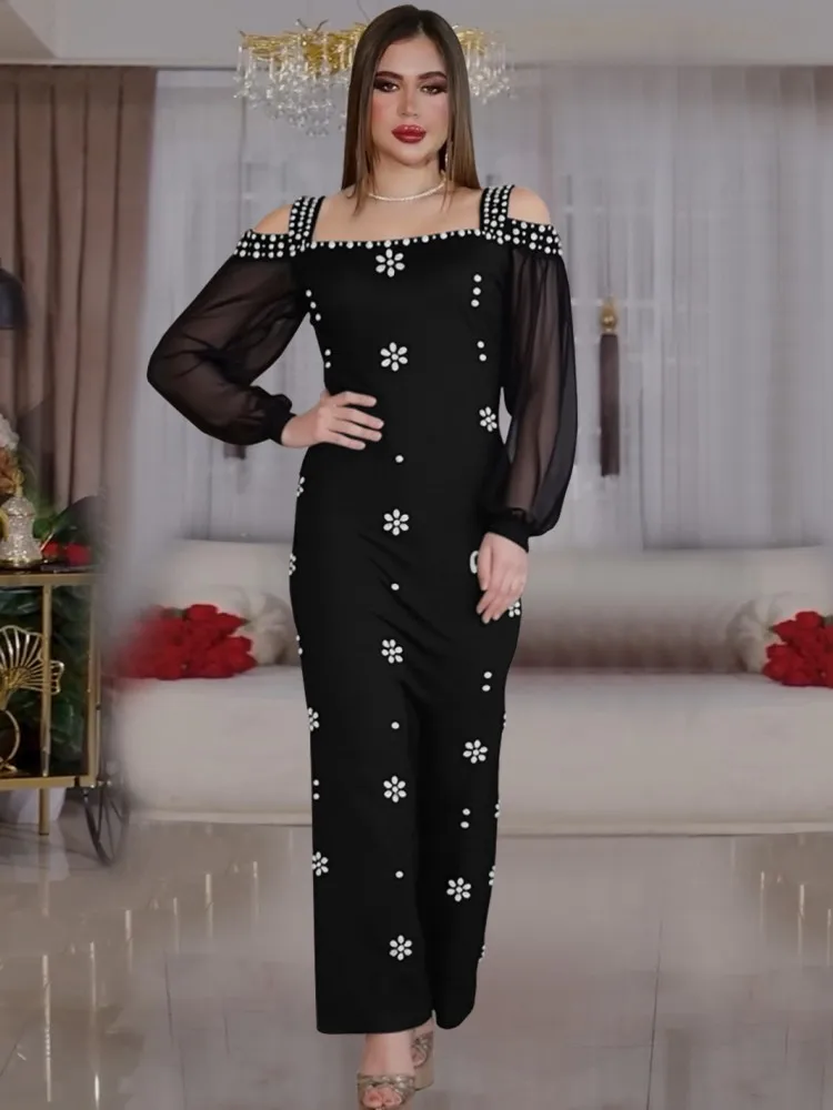 

Элегантные африканские платья для женщин Дашики, летнее и осеннее платье макси, женская традиционная африканская одежда, длинное платье феи