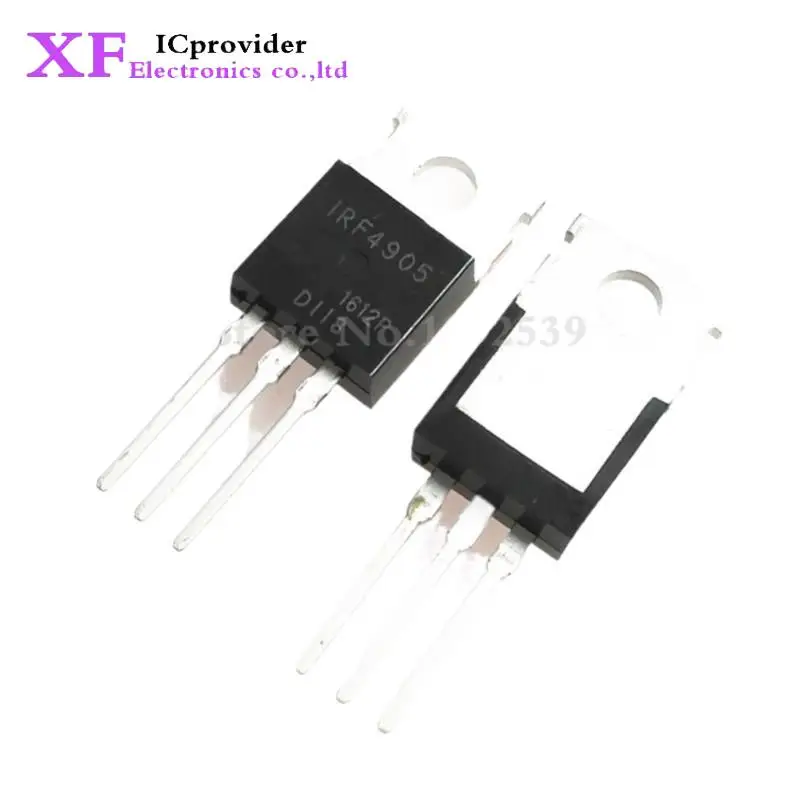 

50pcs/lot IRF4905 IRF4905PBF MOSFET P-CH 55V 74A TO-220 best quality.