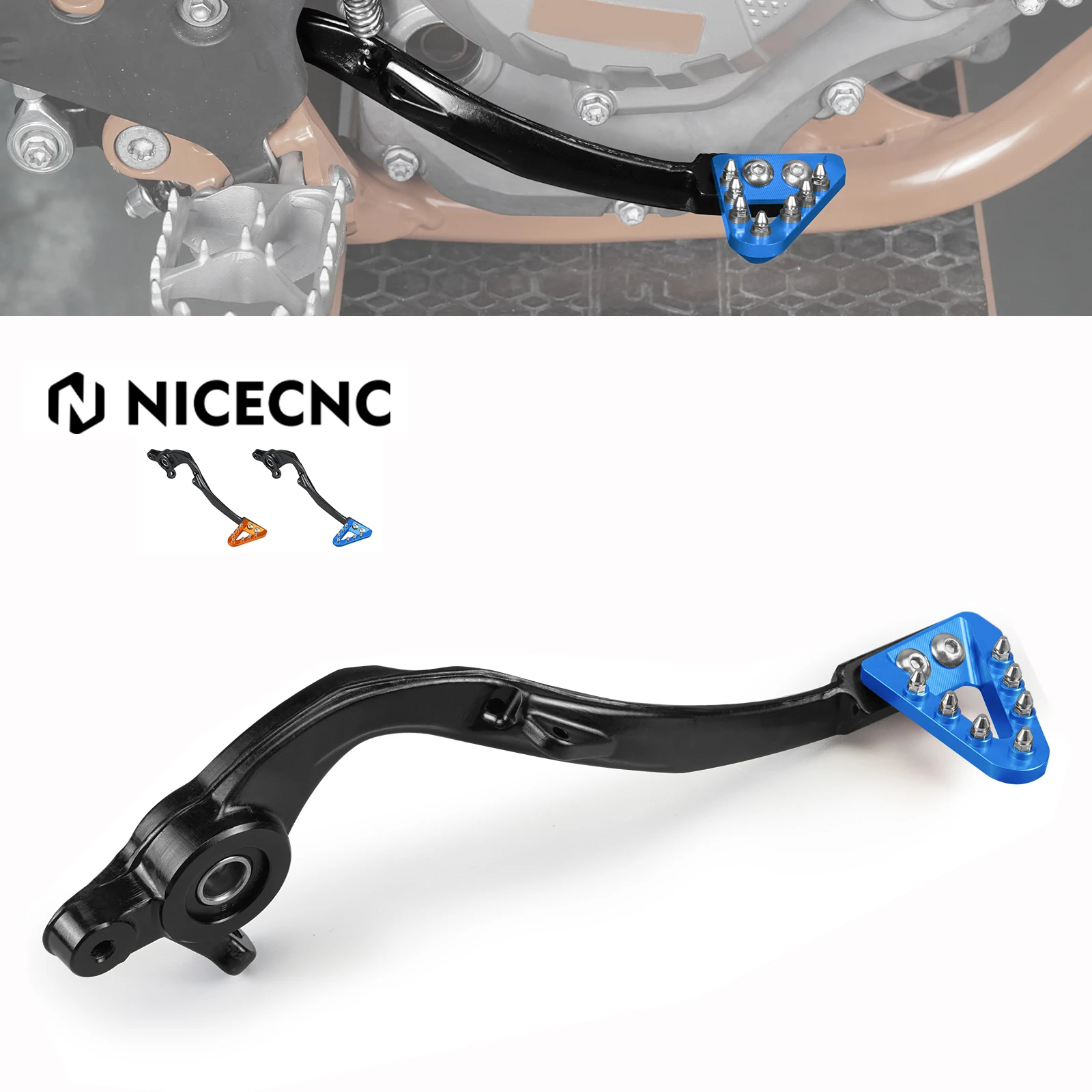 For husqvarna TE 300 2024 Forged Aluminum Adjustable Brake Pedal Lever TE TEi FE FC TX FX TC 125 250 300 350 450 501 2017-2024