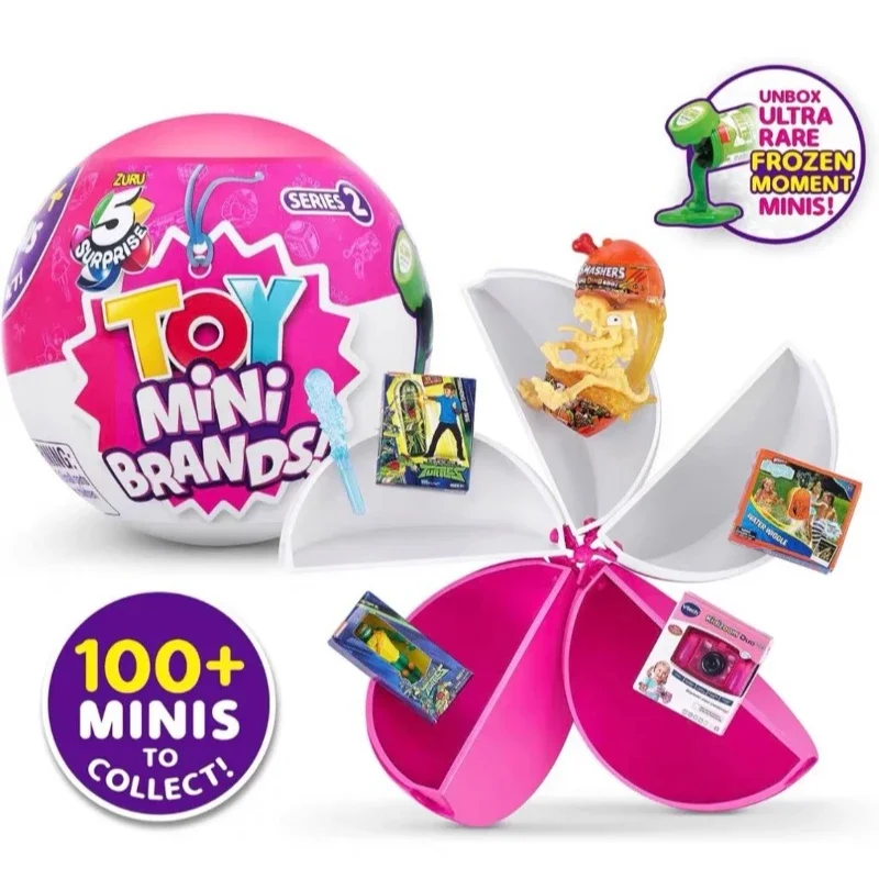 

ZURUS Surprise Ball Slimes Style Peripherals Miniature Miniature Toy Scene Model Play House Toy