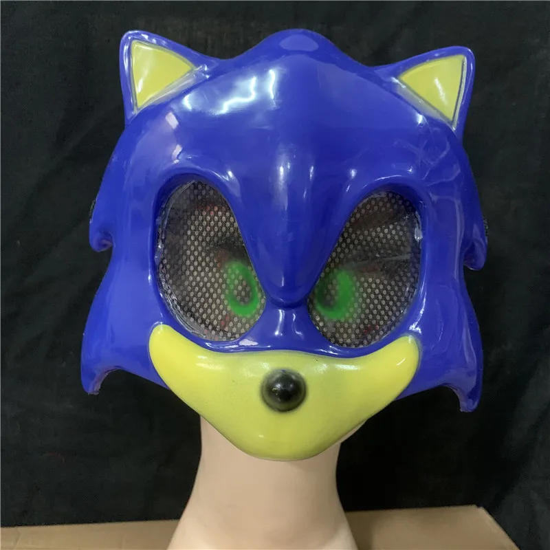 Cartoon Anime Sonics Mask The Hedgehog Game Surrounding Kawaii Creative Animation Halloween Costume Cosplay Headgear Gifts