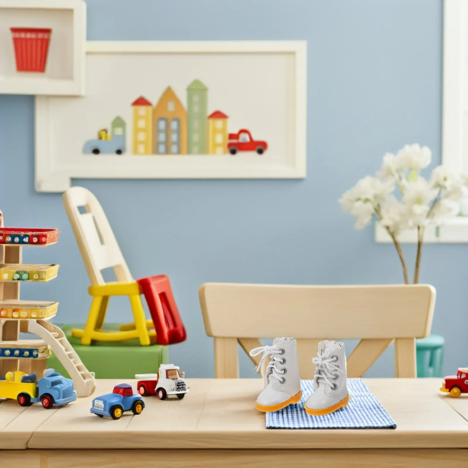Exquisitely Crafted High Top Boots for 30Cm Jointed Comfort Fit Versatile Play Party Photoshoot Use Dollhouse Accessory