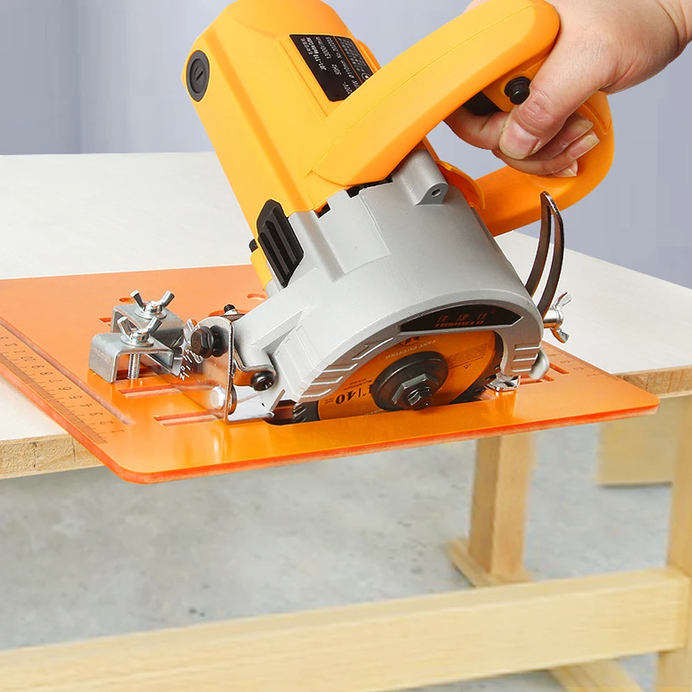 Cutting Machine Base Plate 90° Flat Cutting 45° Diagonal Cutting Suitable for 4 inch Marble Machine Trimming Gong Machine