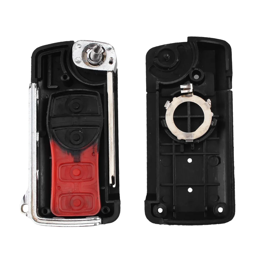 KEYYOU Modified Flip Remote Car Key Shell Case Fob For NISSAN Pathfinder Titan Versa Maxima Frontier Xterra Murano INFINITI