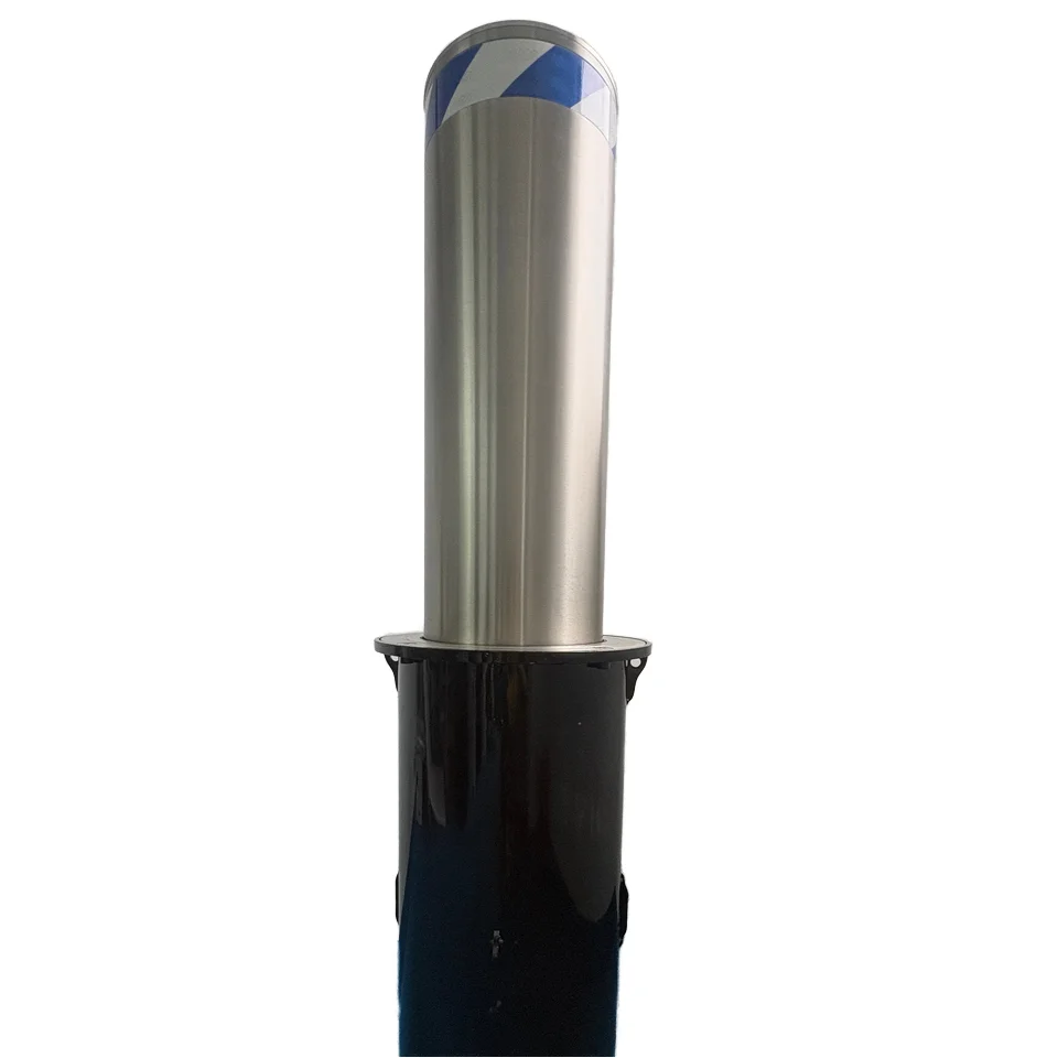 Customized semi-automatic stainless steel lifting column anti-collision road pile safety guardrail heavy-duty parking equipment