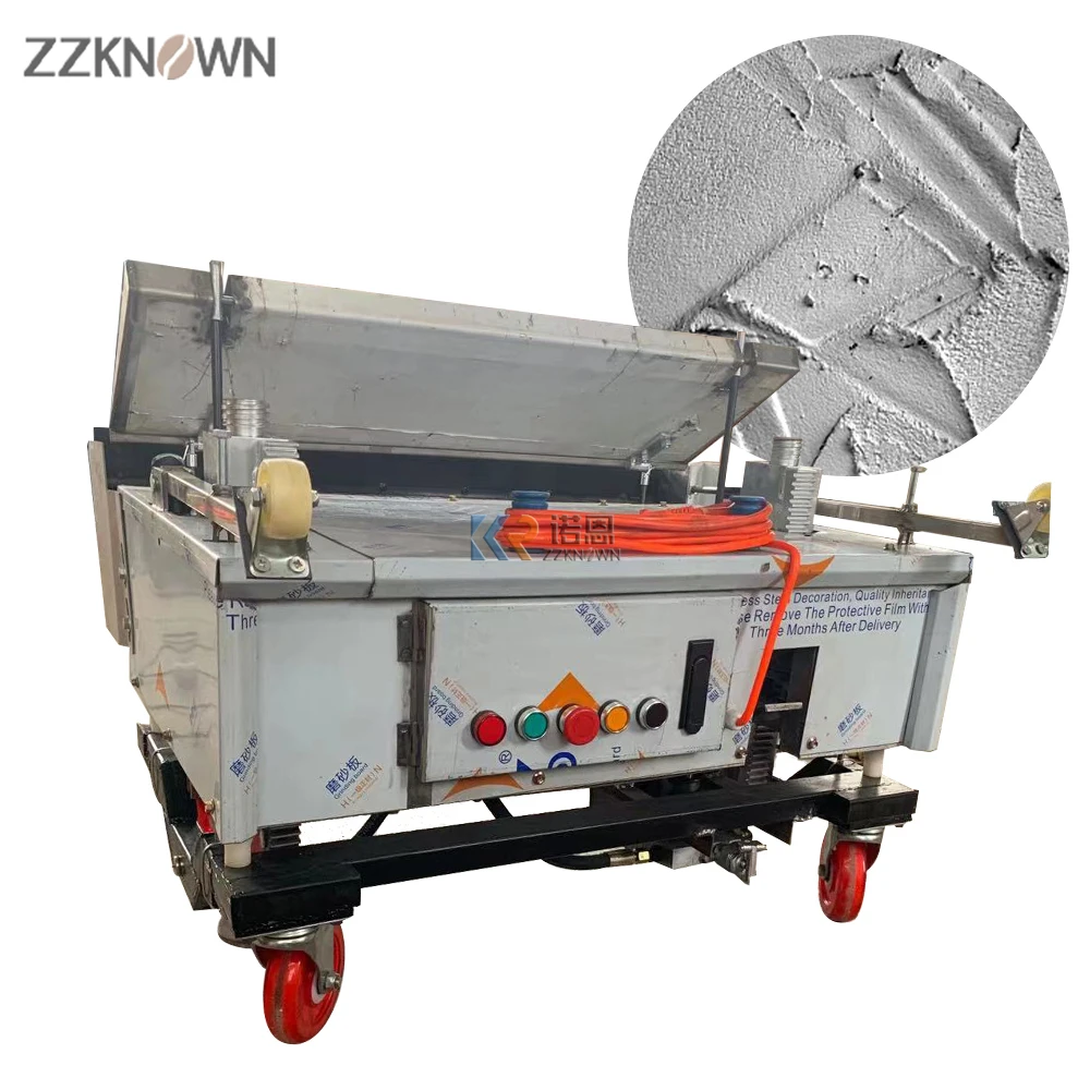 OEM Construction Width 800 mm Automatic Wall Cement Plastering Machine Plane Furniture Decoration Wall Painting Machine For Buil