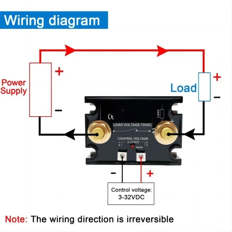 Miniature 1000A dc-dc solid state relay for battery motor high power contact load sealing protection function