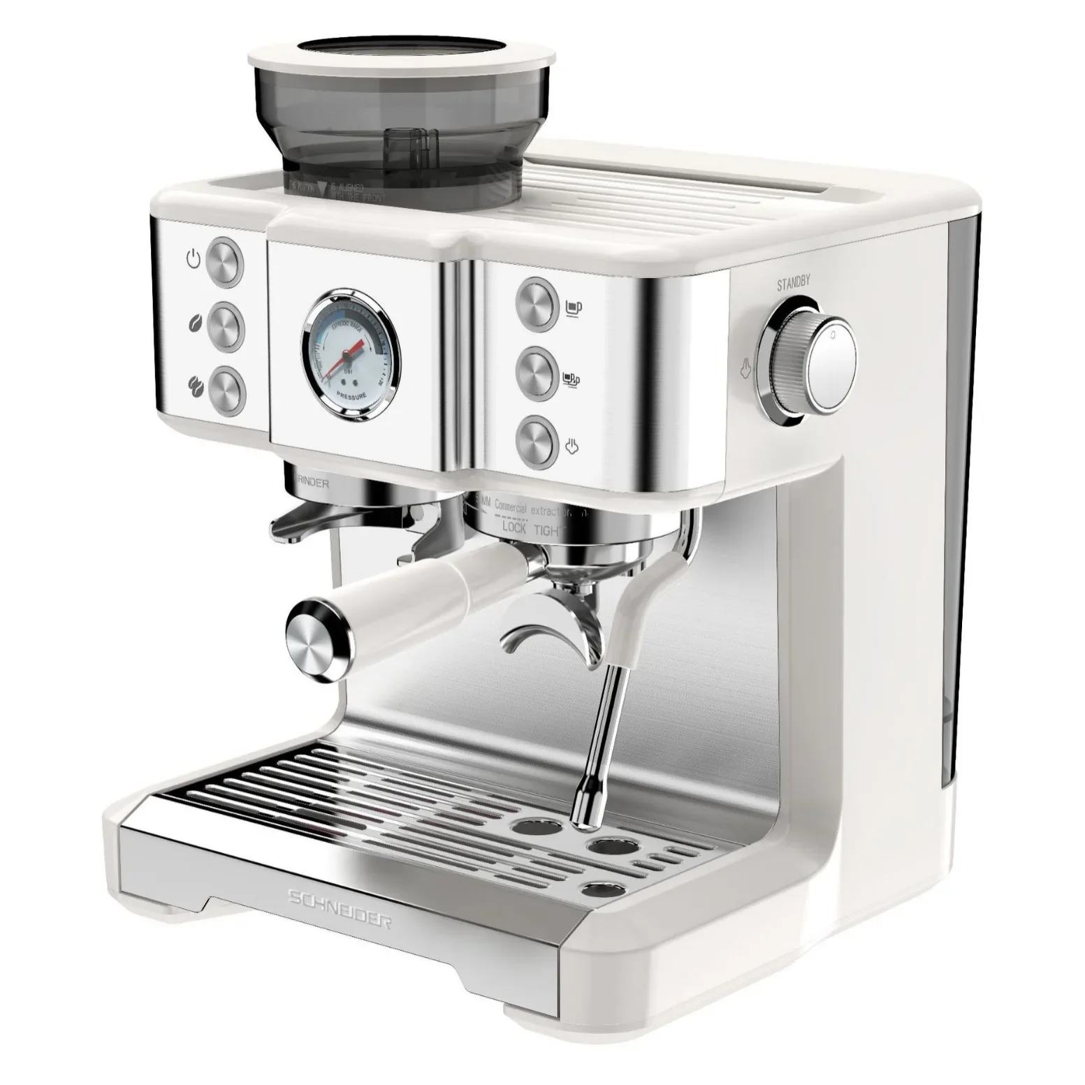 Saeco Espresso Machine Coffee Portable Making Commercial Professional Manual Machines Electric Carton Box OEM Cappuccino Machine