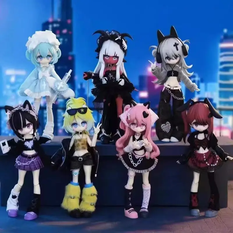 

Cute Anime Style Jointed Fashion Doll Multiple Styles Collectible Figure A Gift For Home Decor And Collection With Trendy Outfit